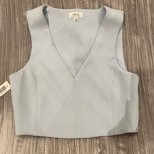 Wilfred blue crop top